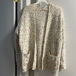 Francesca’s Front Open Over Sized Polyester Sweater. Size XS